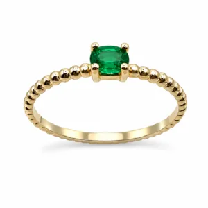 Anillo Minimalista con Gemas