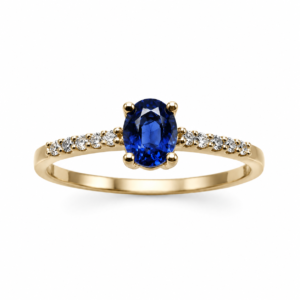 Anillo con gemas de color