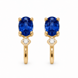 Pendientes Atenea con diamantes y piedras preciosas