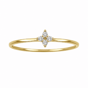 Anillo Estrella con Diamantes