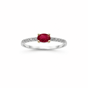 Anillo piedra oval 5x3