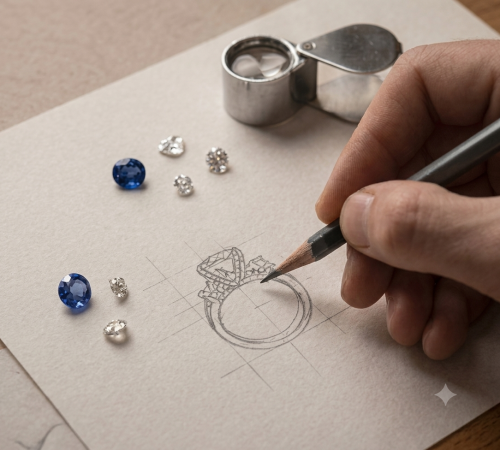 Boceto de anillo
